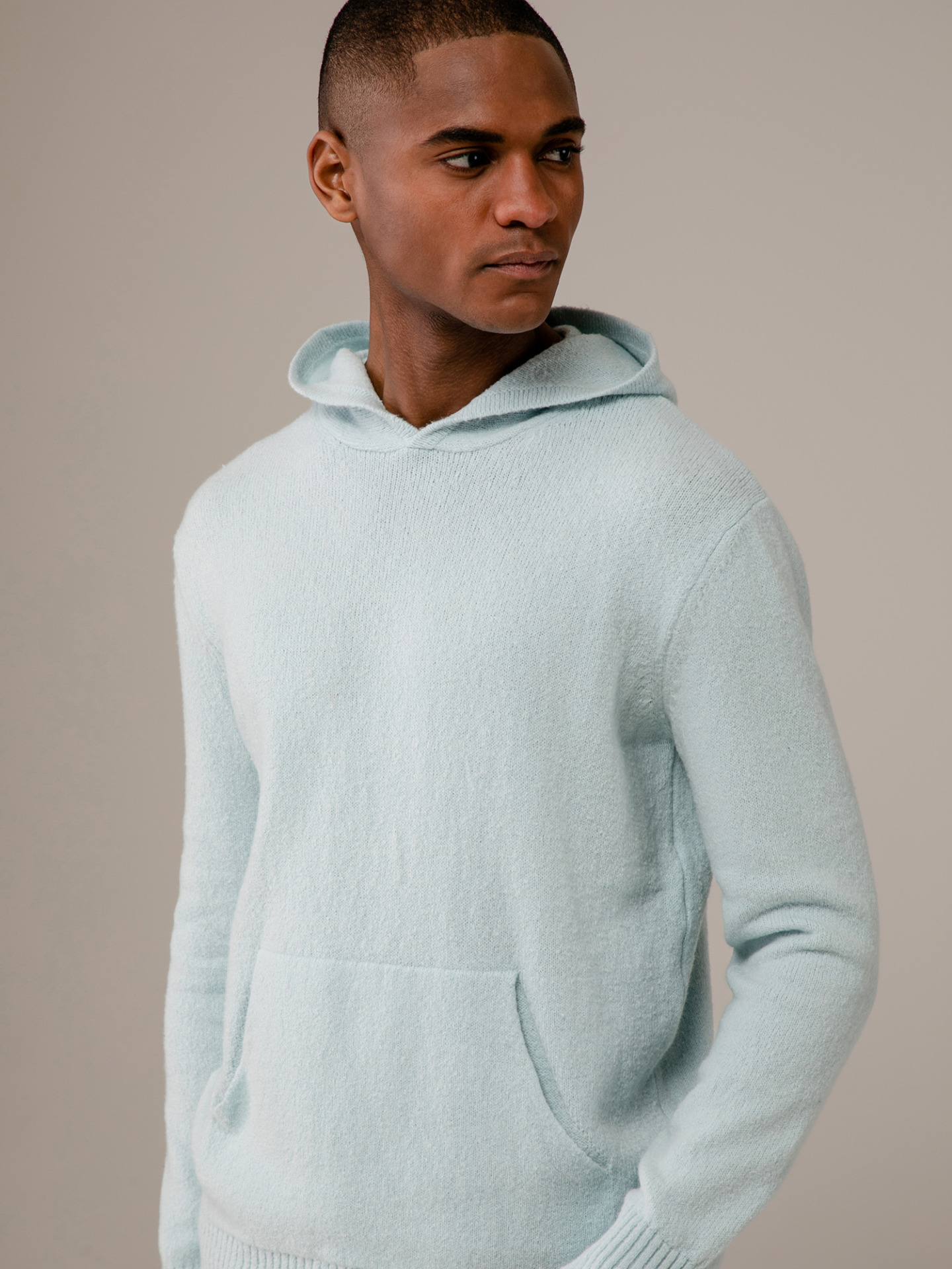 Detailansicht von Kapuzenpullover aus Baumwolle von PHIL PETTER