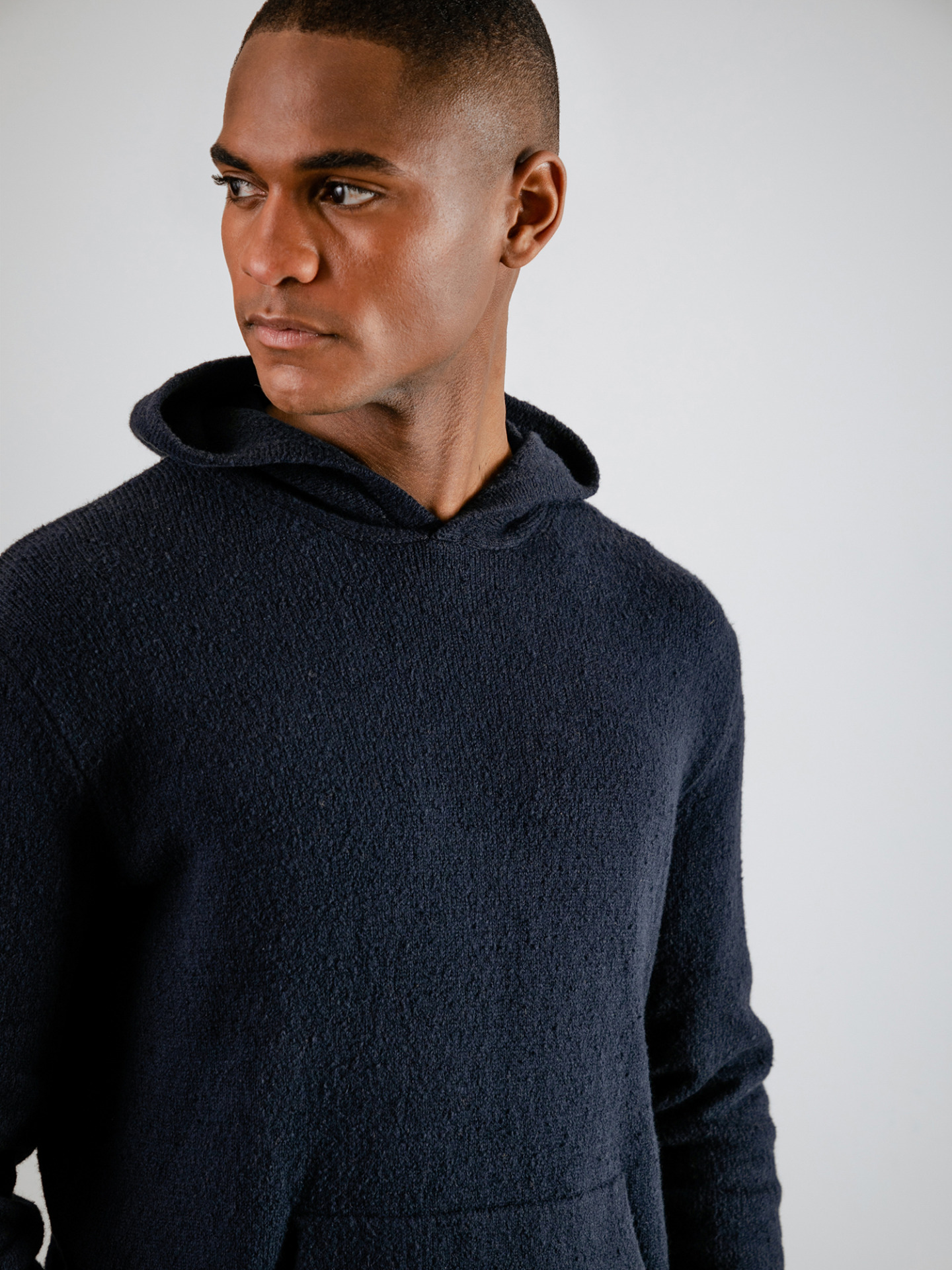 Detailansicht von Kapuzenpullover aus Baumwolle von PHIL PETTER