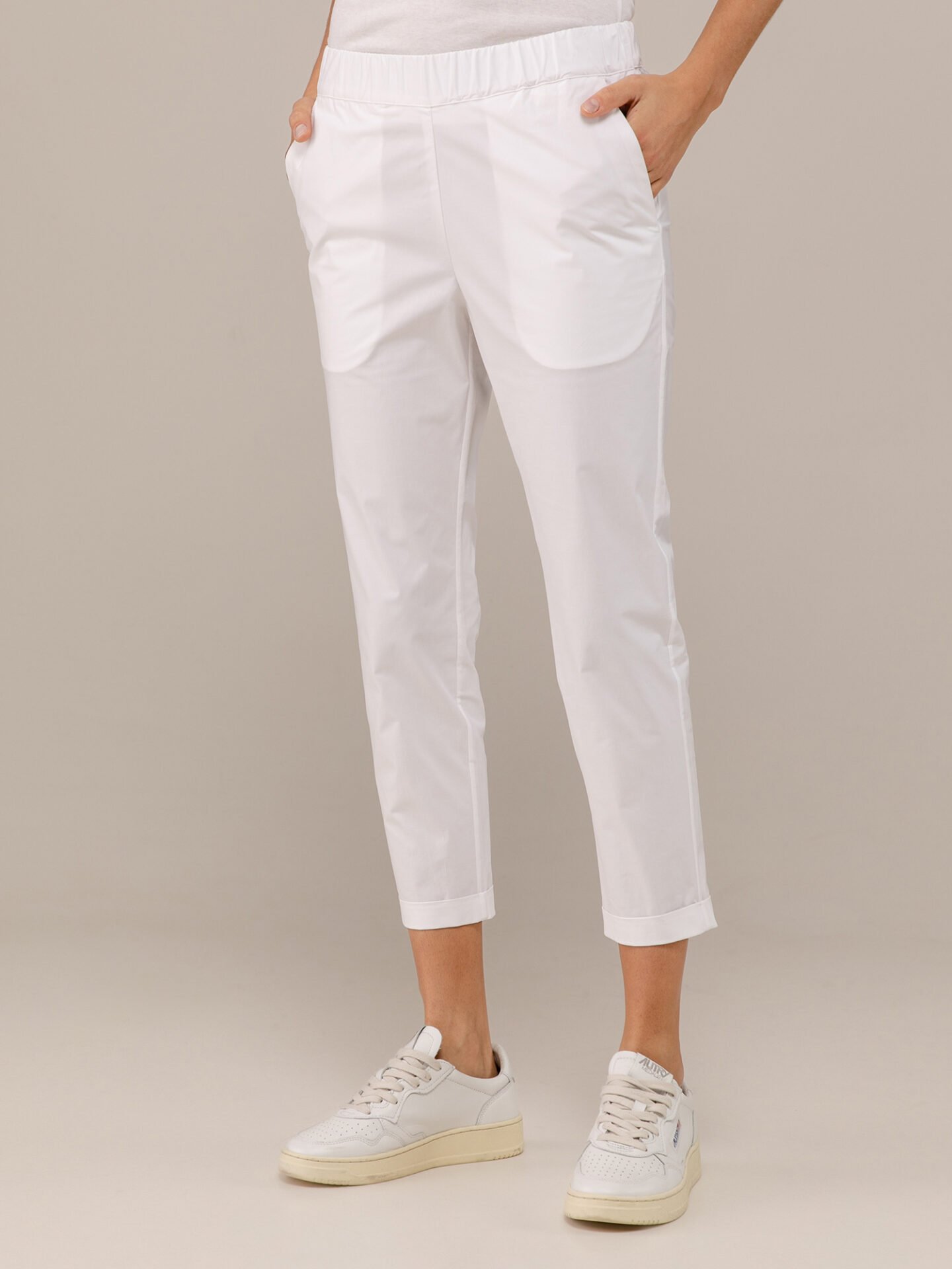 Detailansicht von Cropped Hose aus Baumwolle von LIS LAREIDA