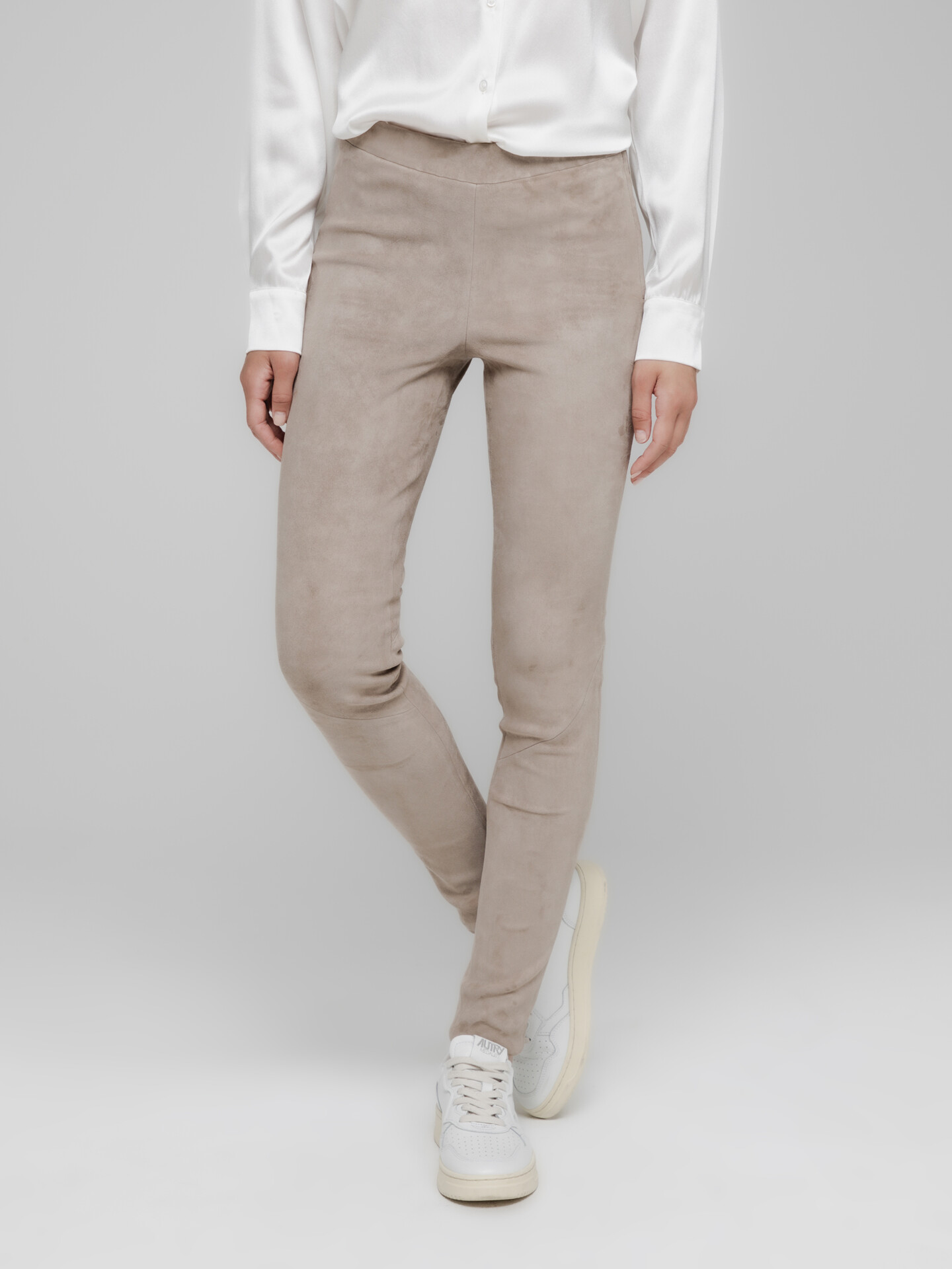 Detailansicht von Velour-Lederhose von ARMA