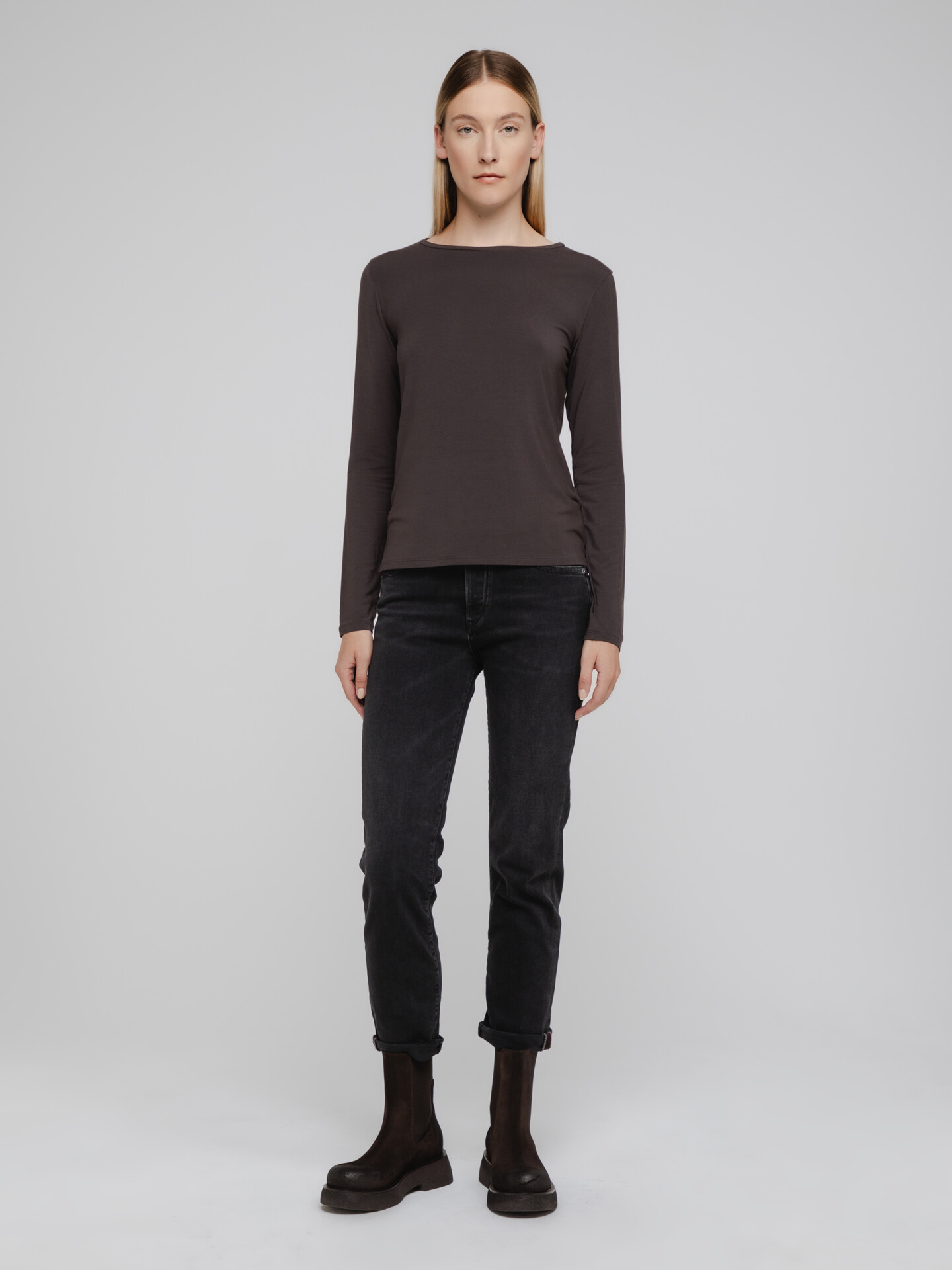 Detailansicht von Langarmshirt aus Modal von DANIELS