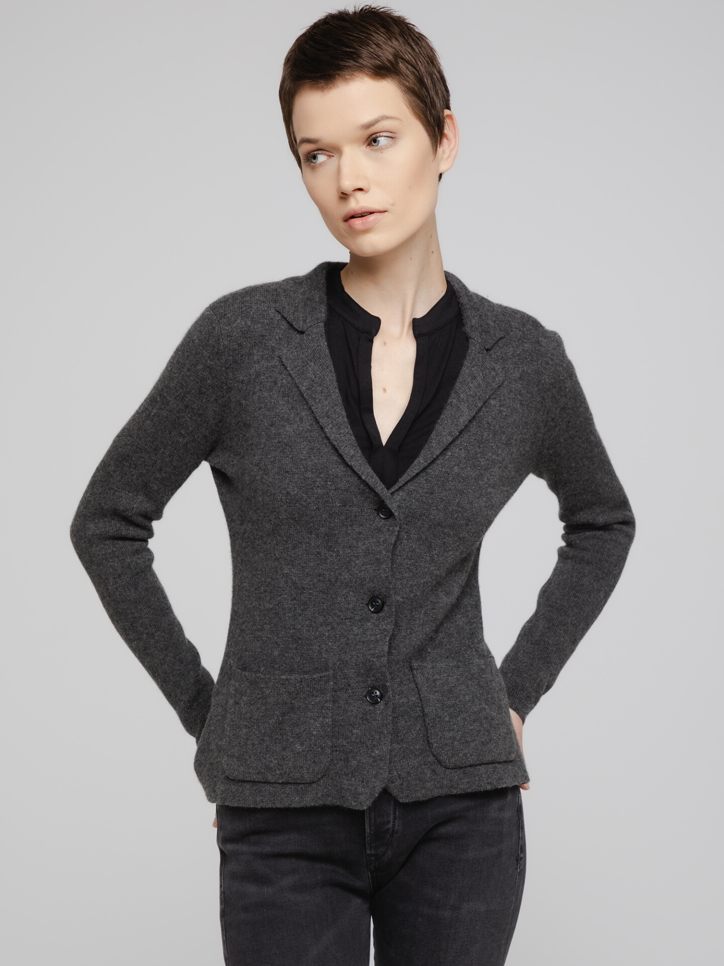 Detailansicht von Blazer aus Wolle von DANIELS