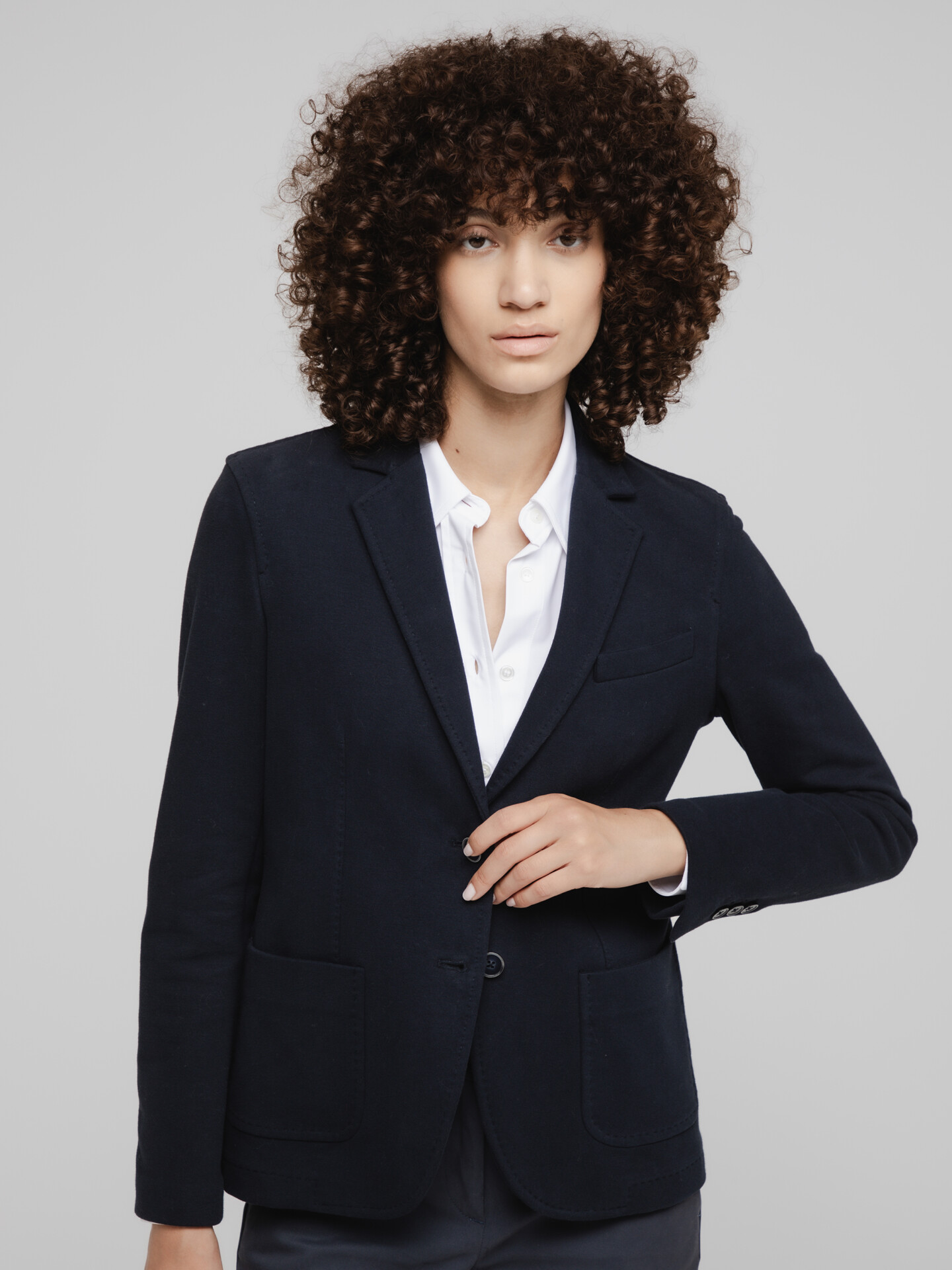 Detailansicht von Blazer aus Baumwolle von CIRCOLO