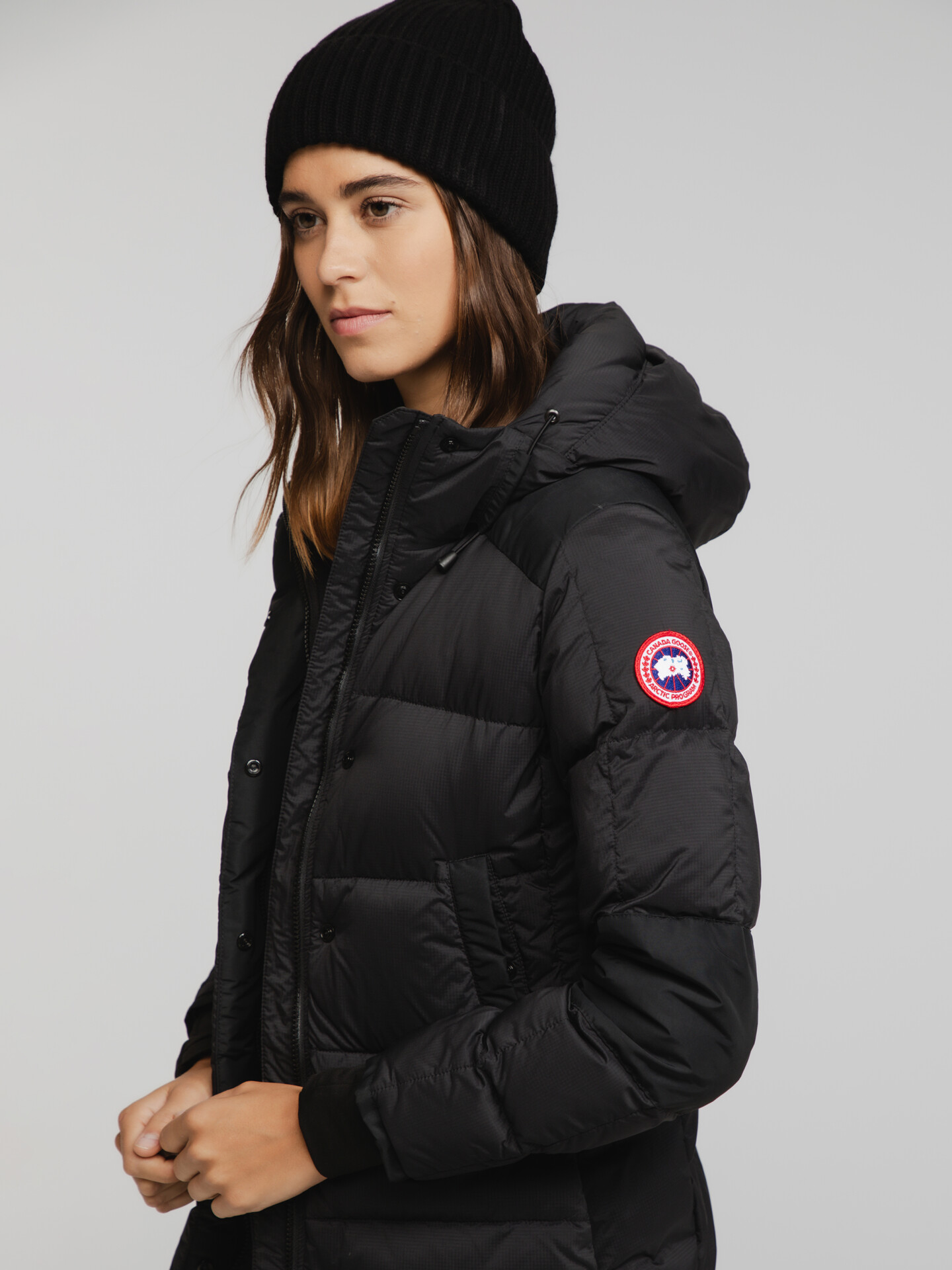 Detailansicht von Daunenmantel von CANADA GOOSE