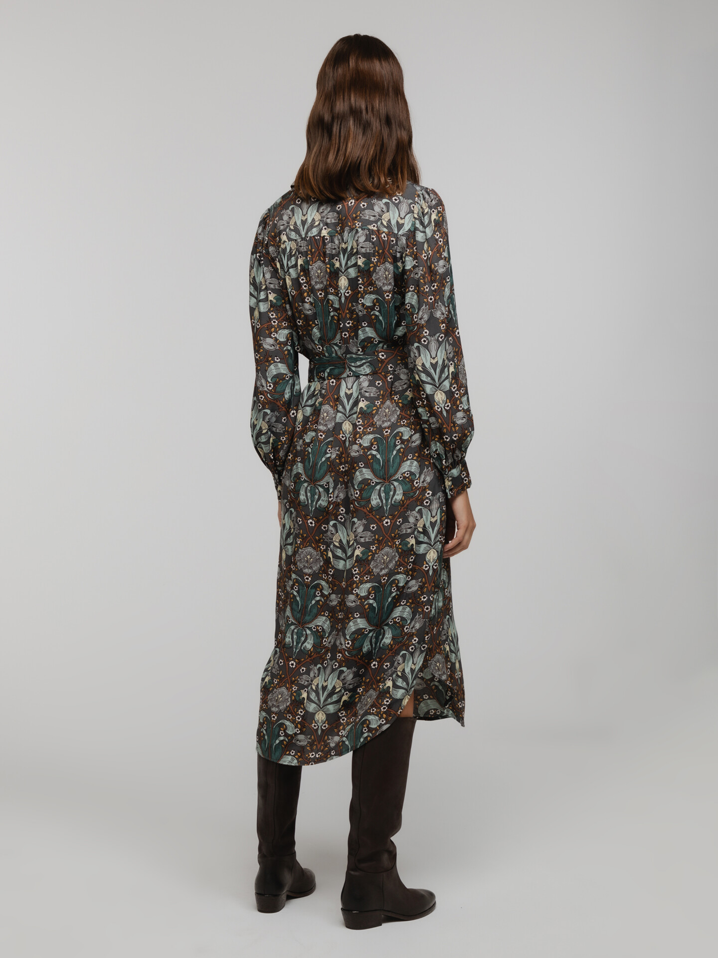 Detailansicht von Maxi-Hemdblusenkleid von MOS MOSH