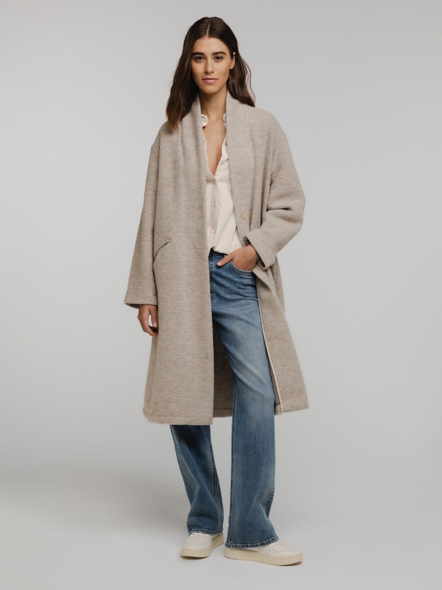 Detailansicht von Wollmantel von BETTER RICH