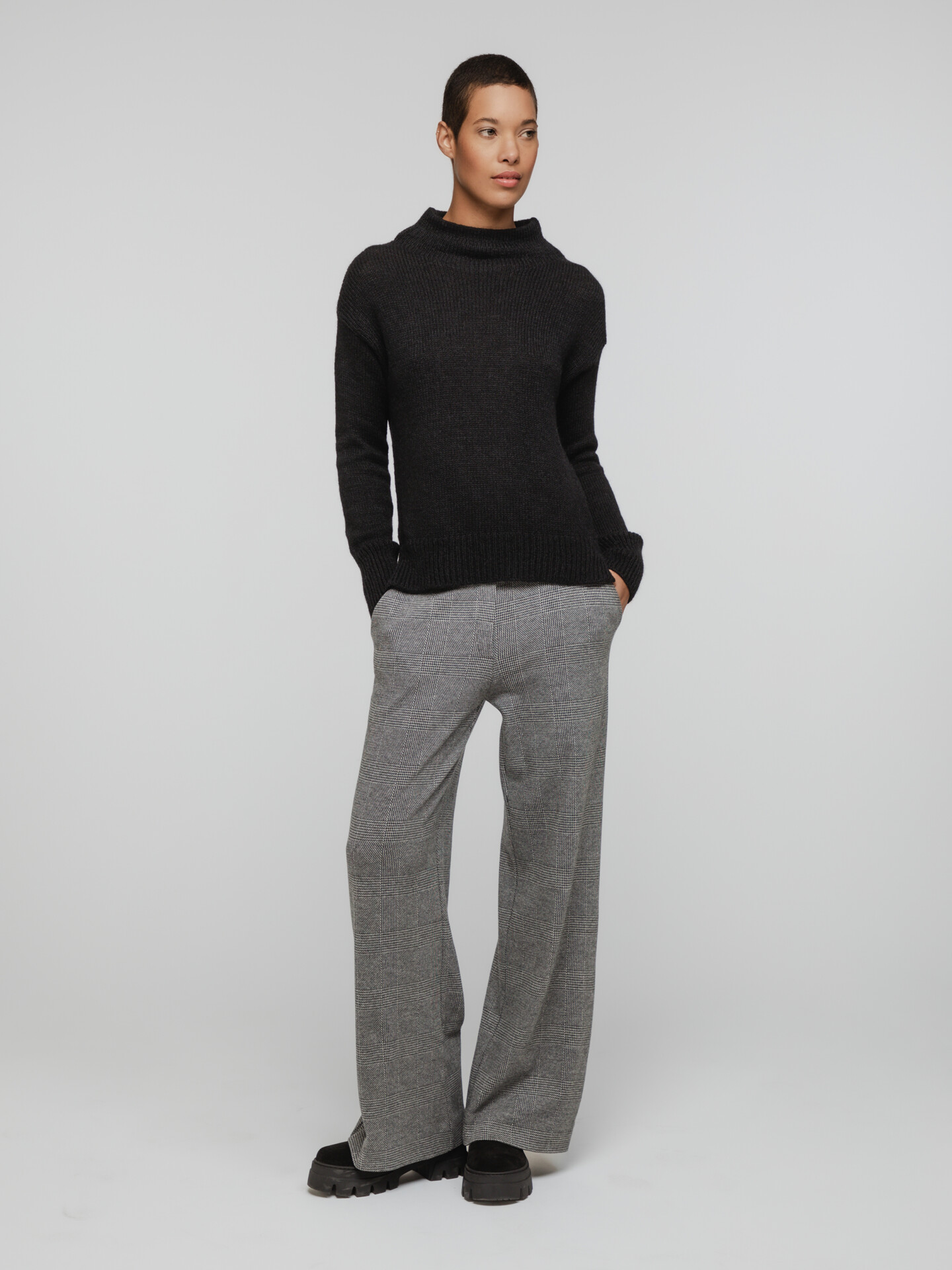 Detailansicht von Weite Hose aus Baumwolle von DANIELS