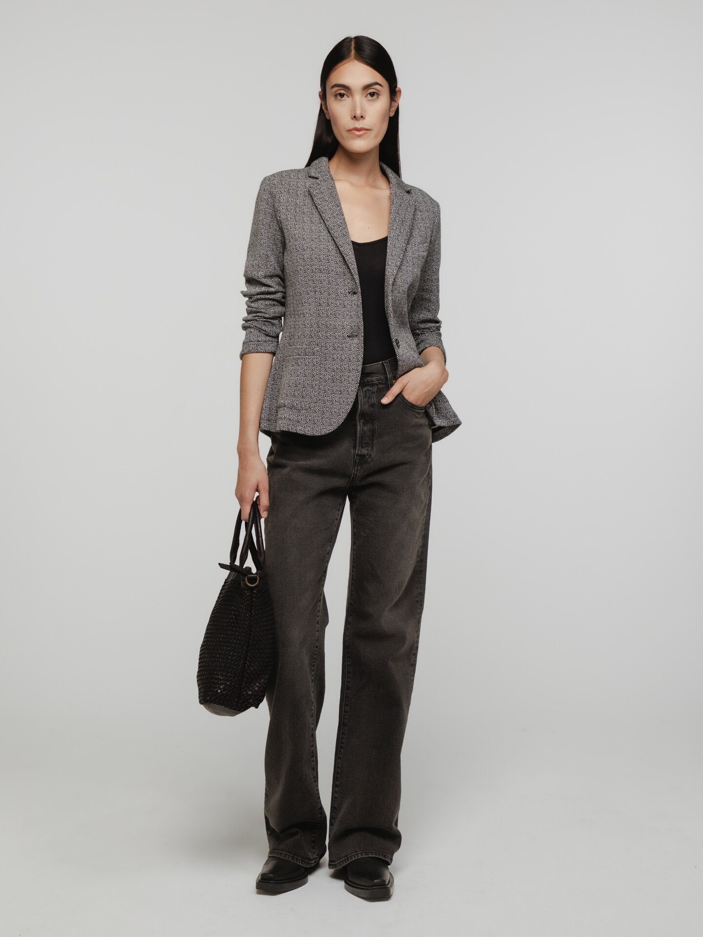 Detailansicht von Blazer aus Baumwolle von DANIELS