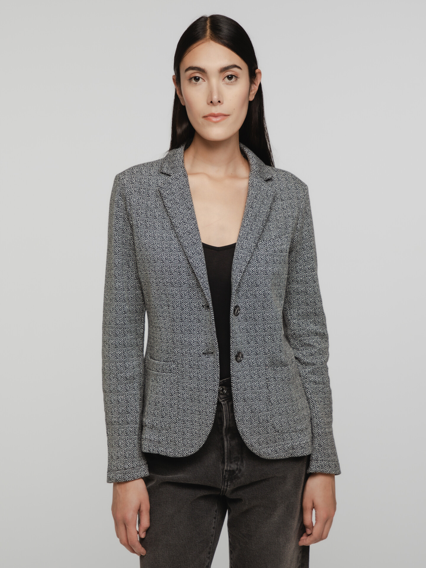 Detailansicht von Blazer aus Baumwolle von DANIELS