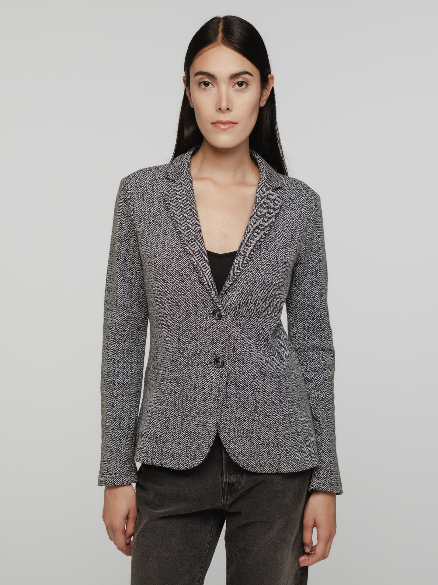 Detailansicht von Blazer aus Baumwolle von DANIELS