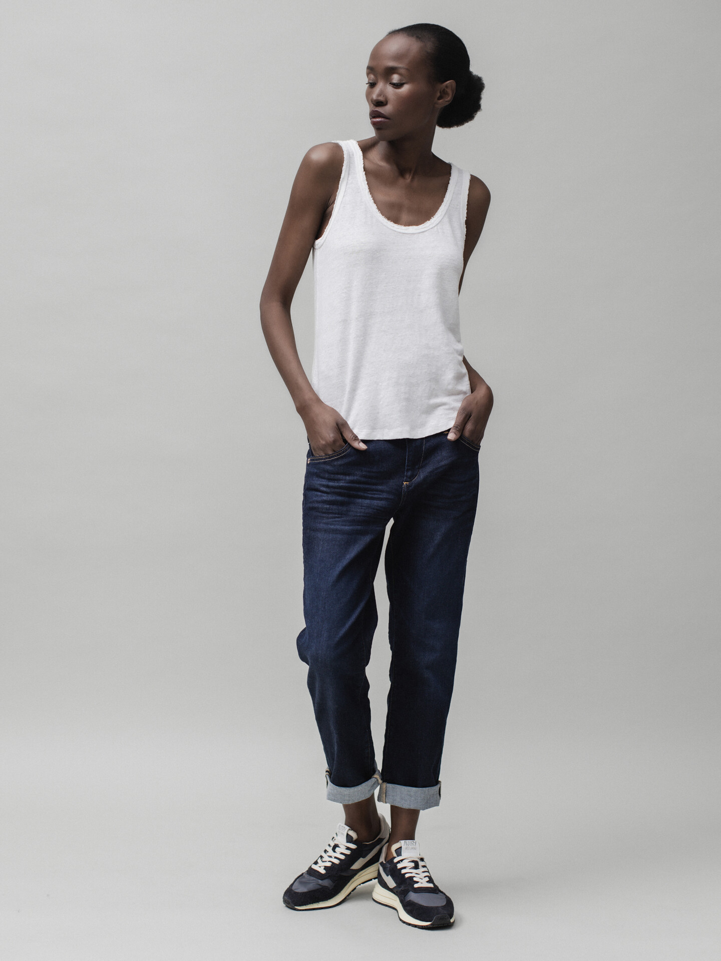 Detailansicht von Top aus Leinen von DANIELS