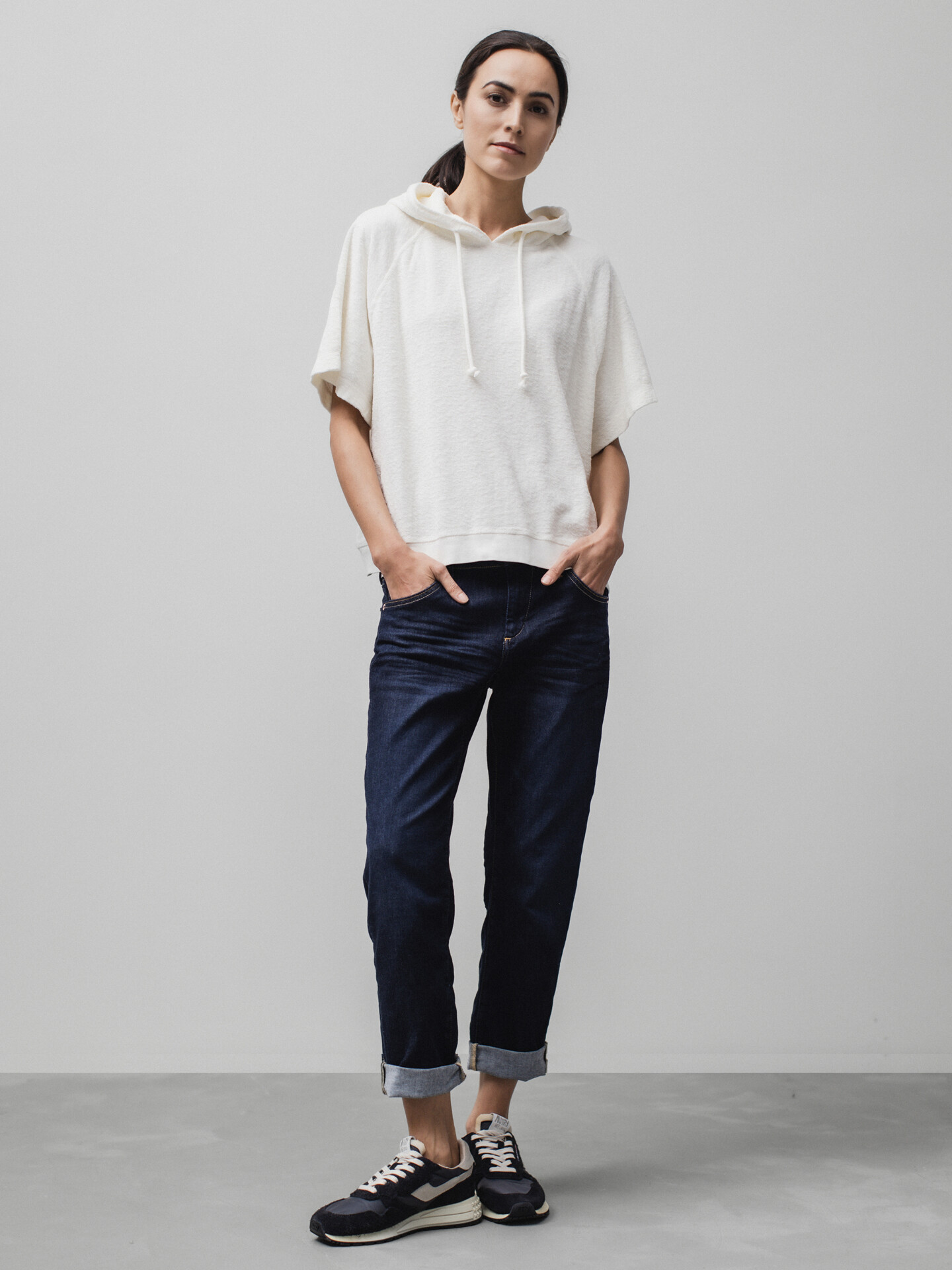 Detailansicht von Kurzarm-Sweatshirt aus Baumwolle von DANIELS