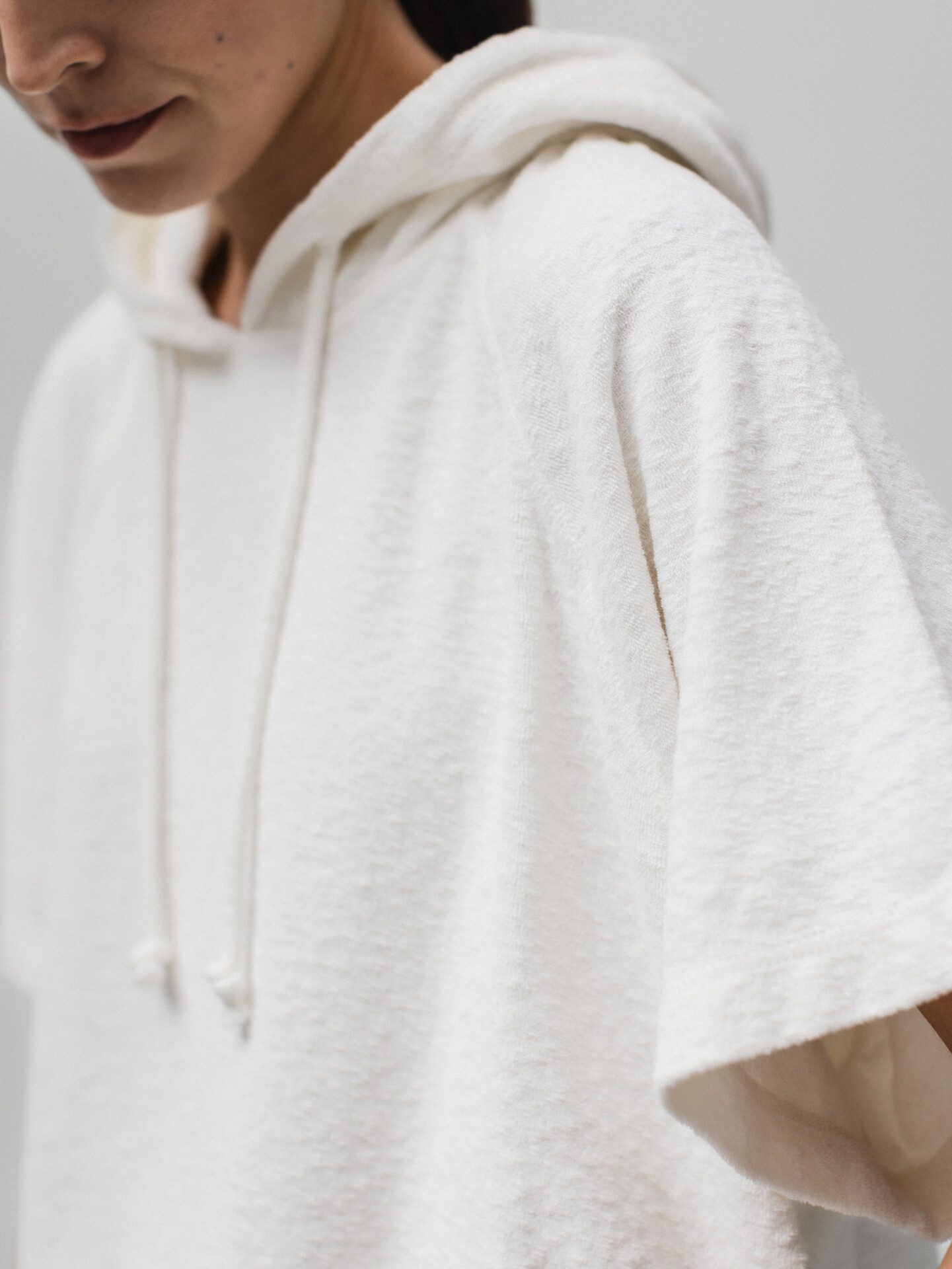 Detailansicht von Kurzarm-Sweatshirt aus Baumwolle von DANIELS