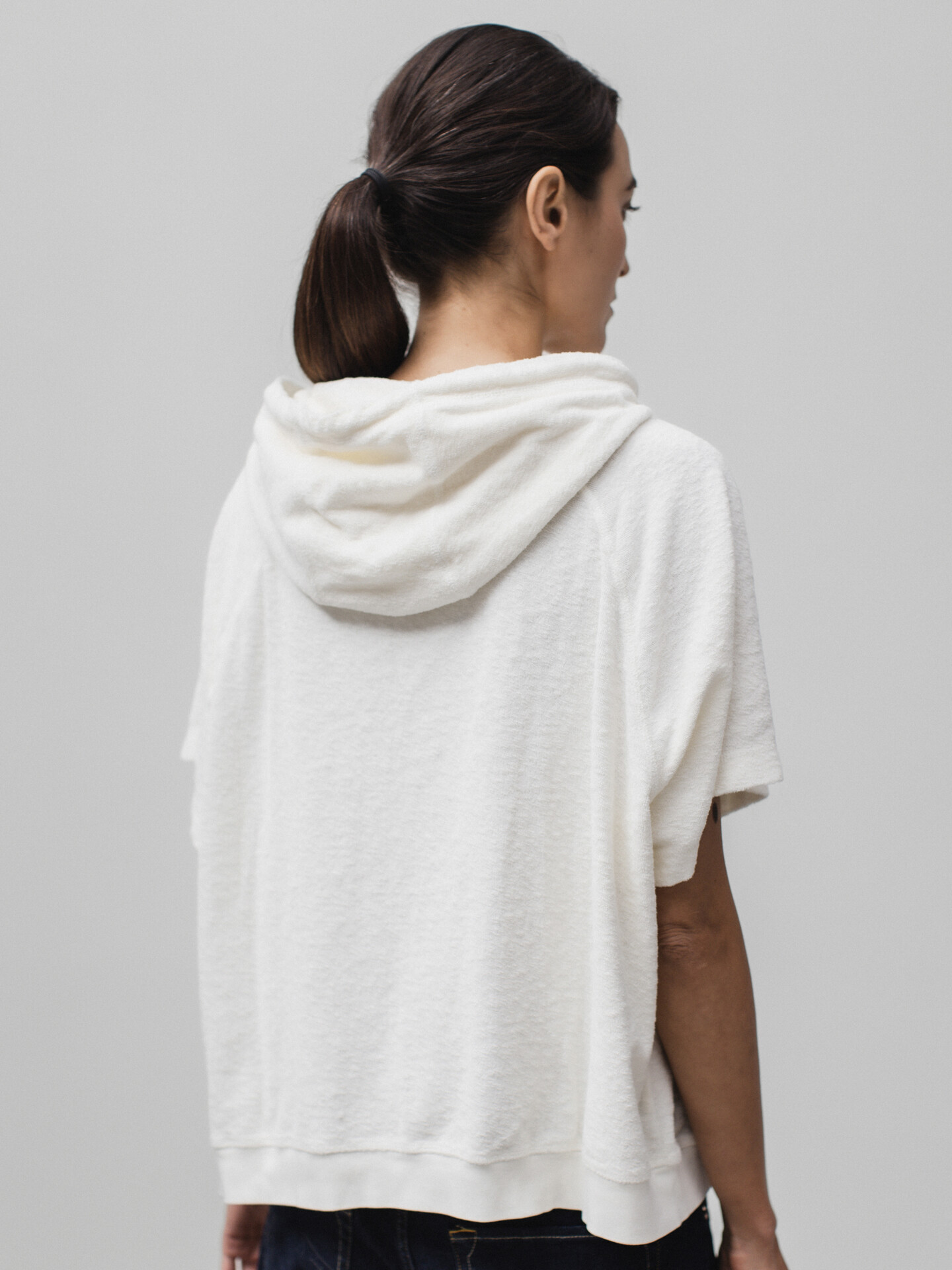 Detailansicht von Kurzarm-Sweatshirt aus Baumwolle von DANIELS