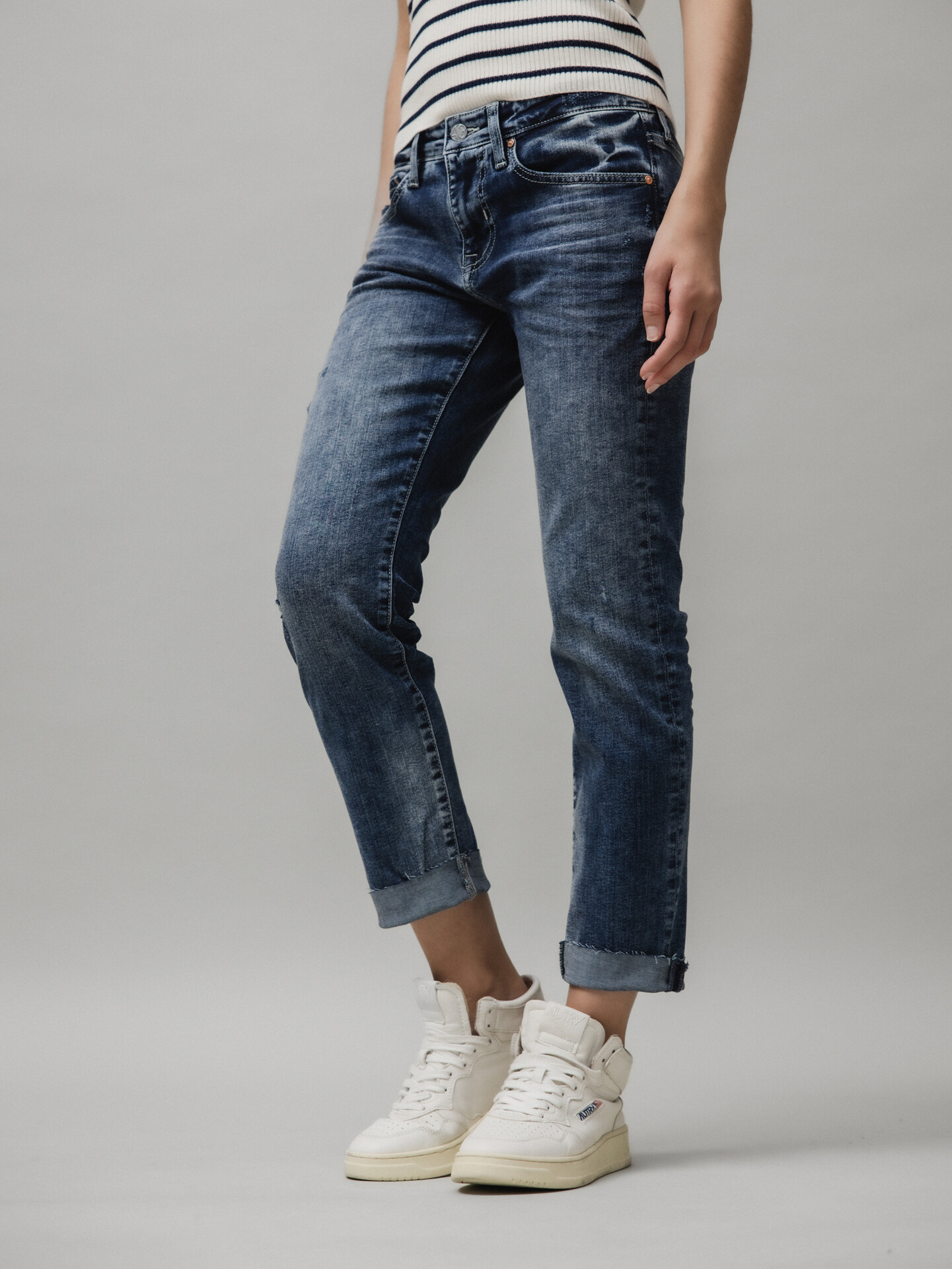 Detailansicht von Slim Fit Jeans von ADRIANO GOLDSCHMIED