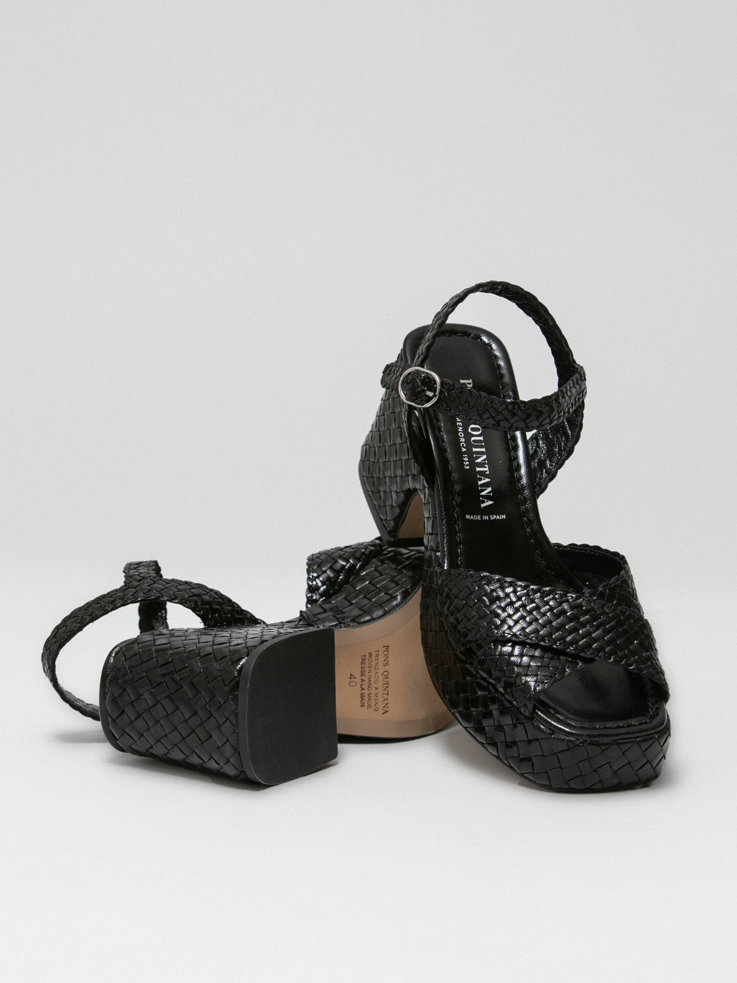 Detailansicht von Plateau-Sandalen von PONS QUINTANA