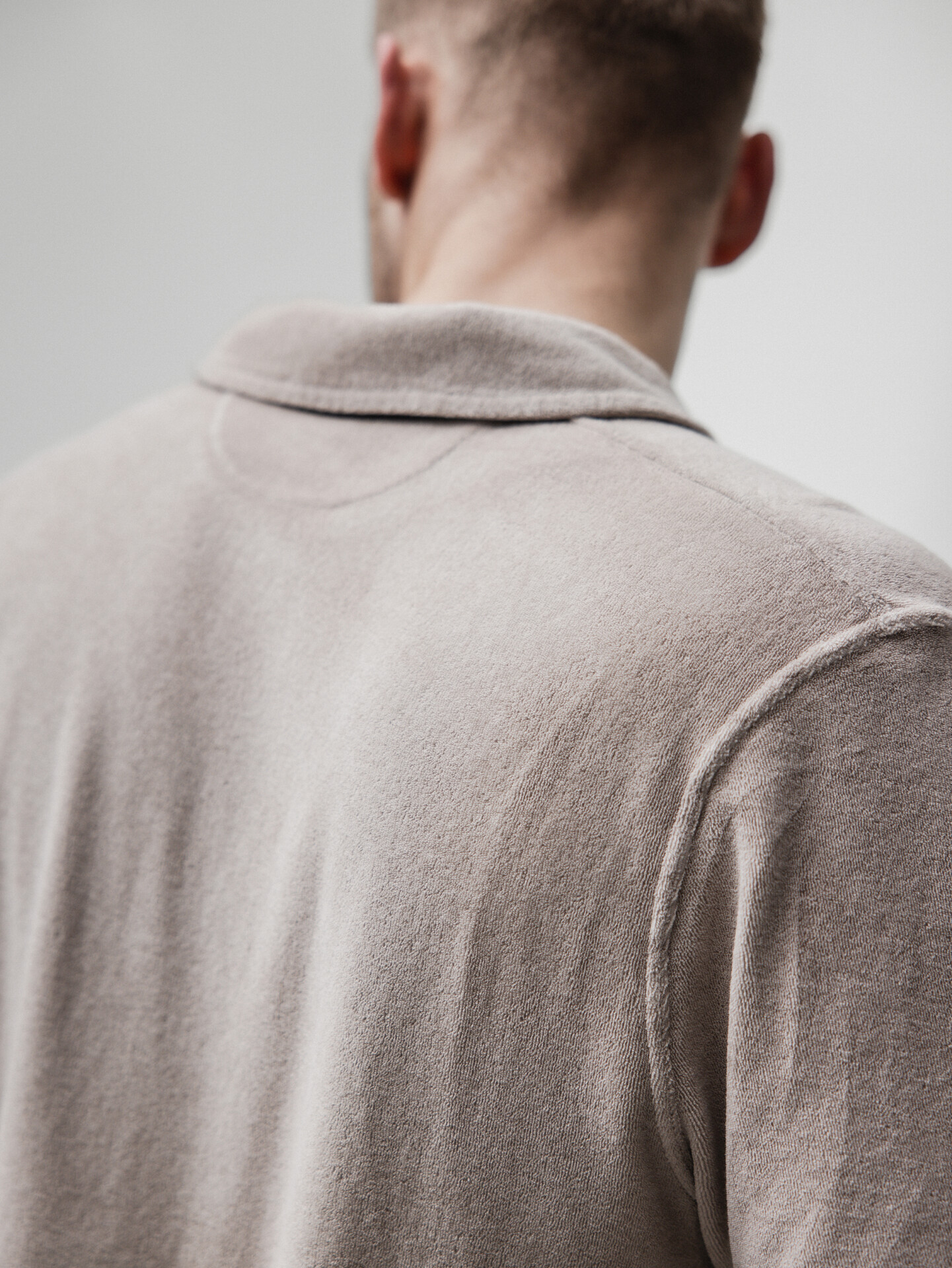 Detailansicht von Kurzarm-Poloshirt aus Baumwolle von 04651