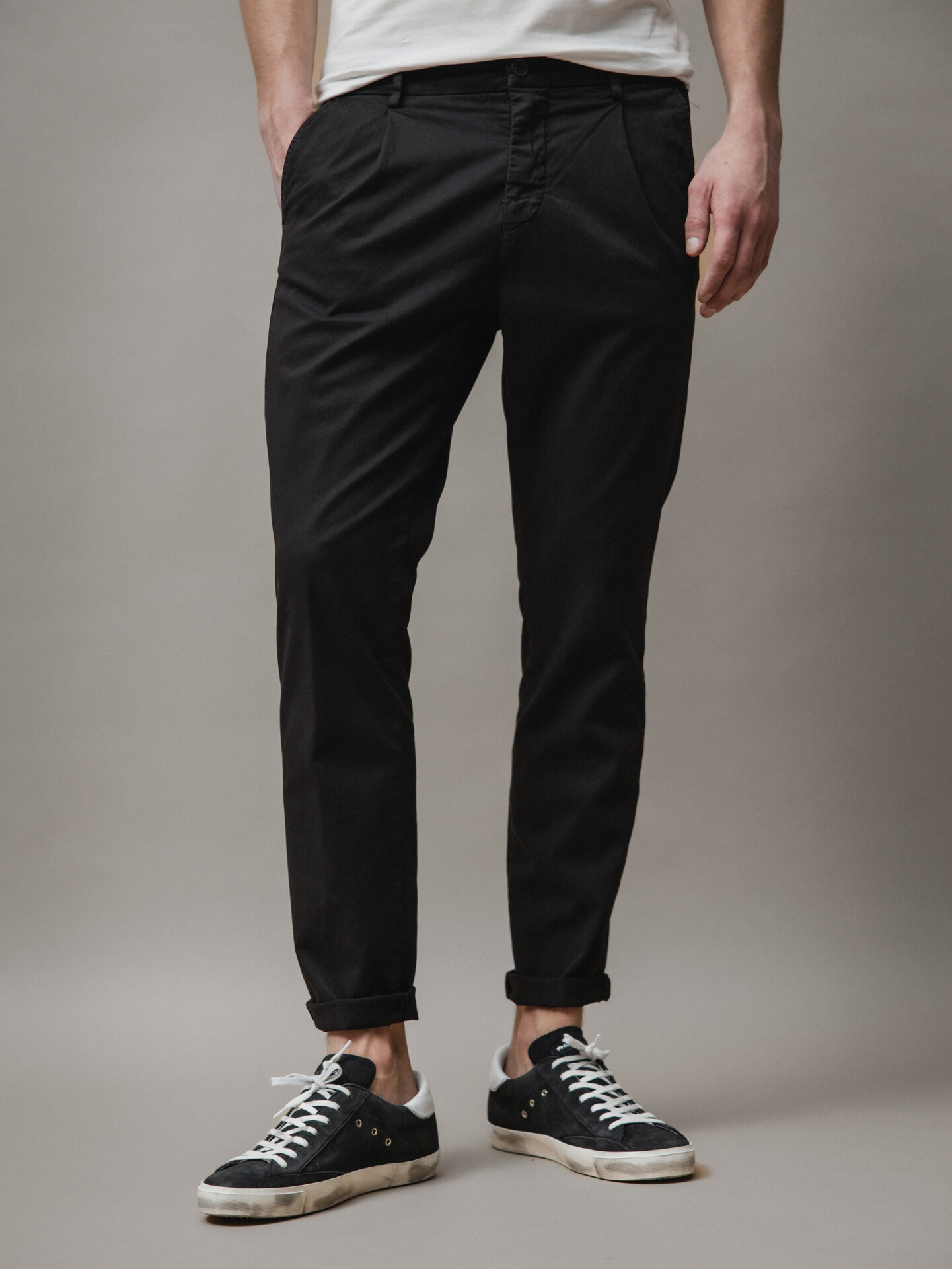 Detailansicht von Chinohose aus Baumwolle von MASON’S