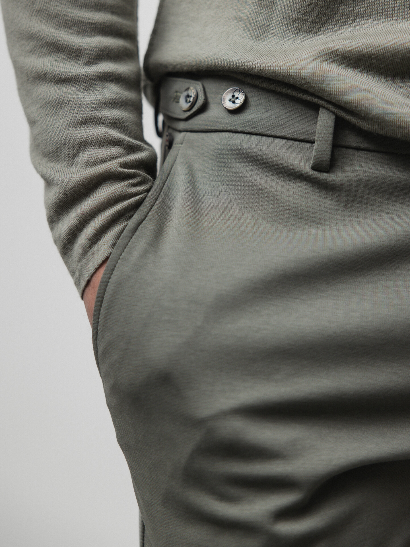 Detailansicht von Lässige Jerseyhose von GTA