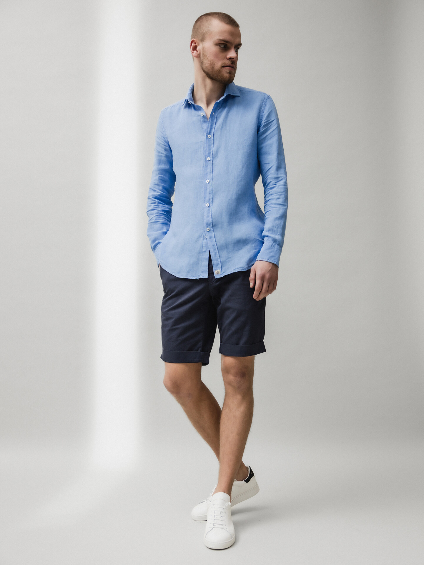 Detailansicht von Bermudas aus Baumwolle von MASON’S