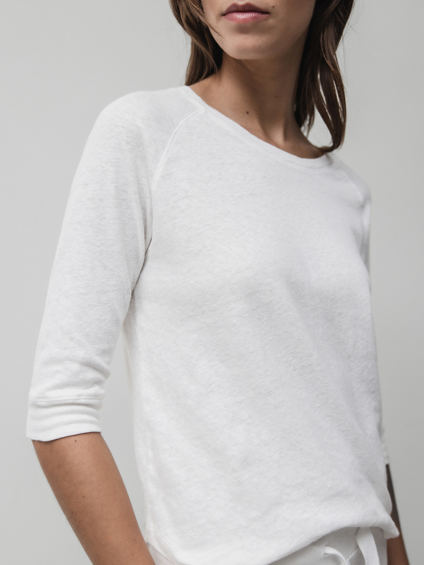 Detailansicht von Langarmshirt mit 3/4 Arm von DANIELS