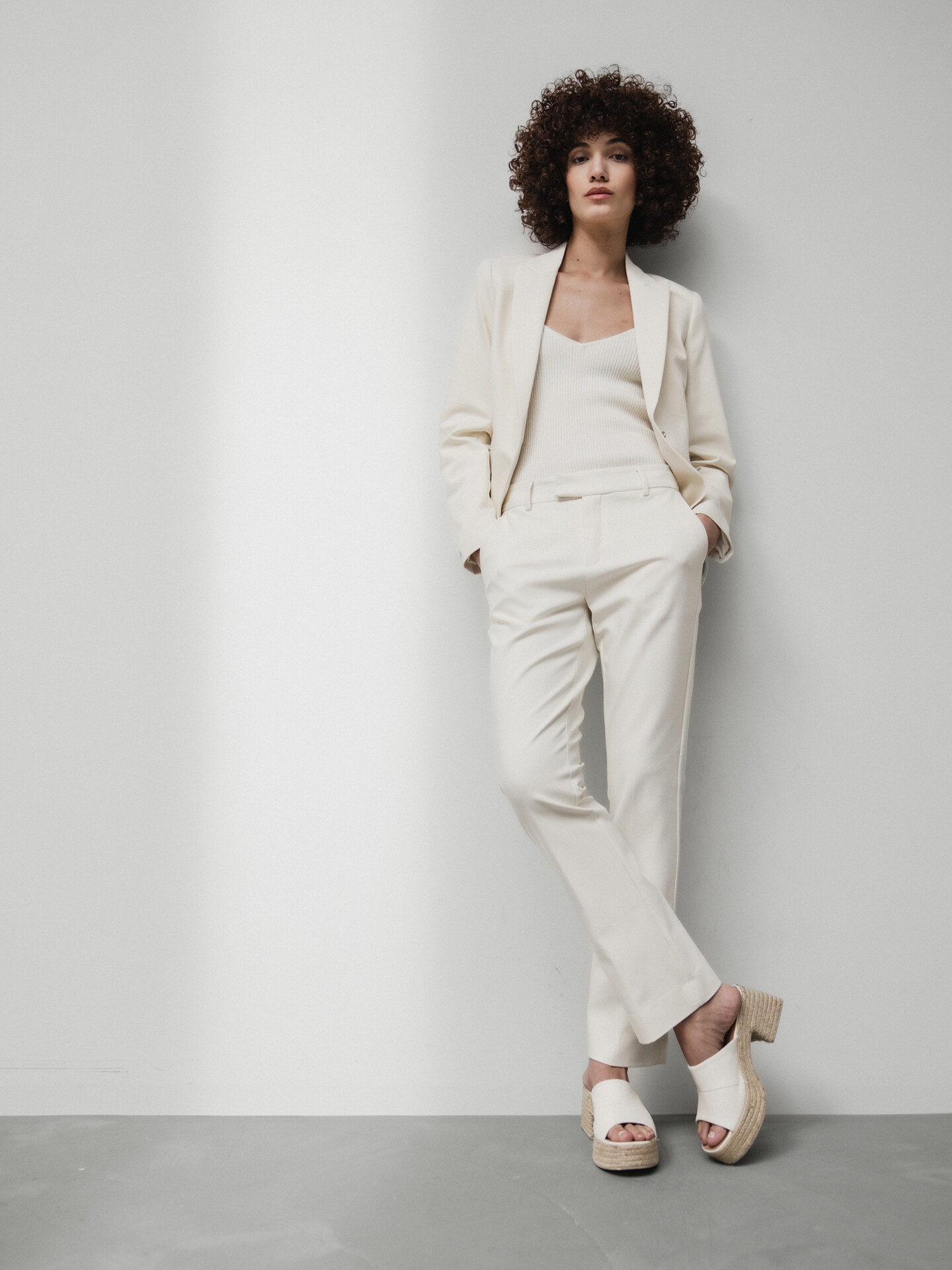 Detailansicht von Blazer aus Baumwolle von MOS MOSH