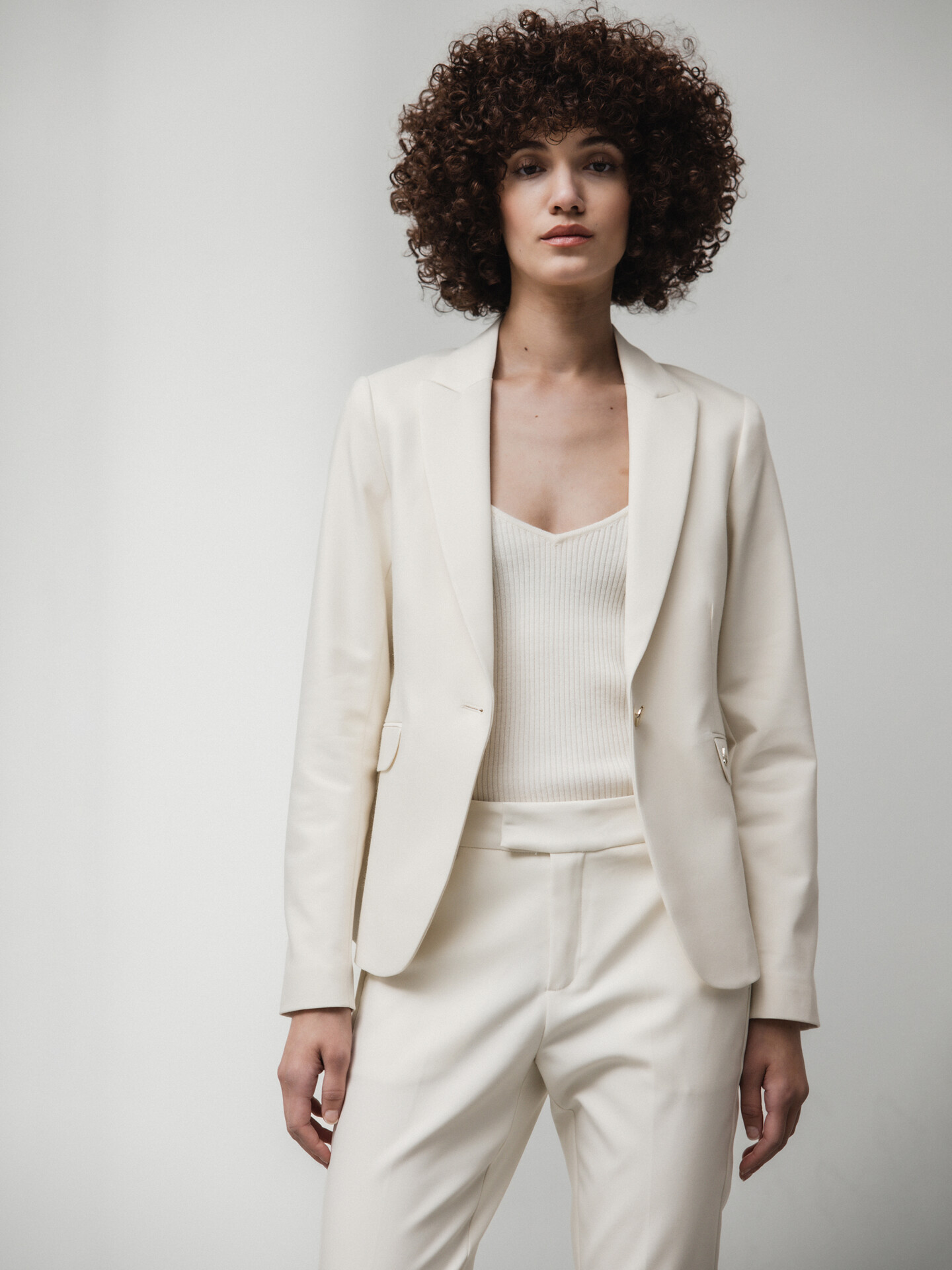 Detailansicht von Blazer aus Baumwolle von MOS MOSH