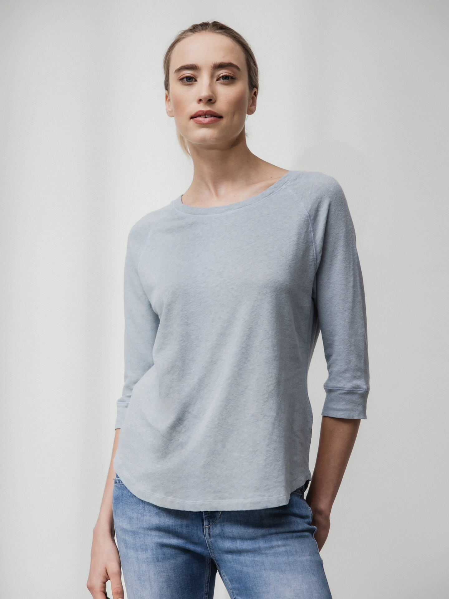 Detailansicht von Langarmshirt mit 3/4 Arm von DANIELS