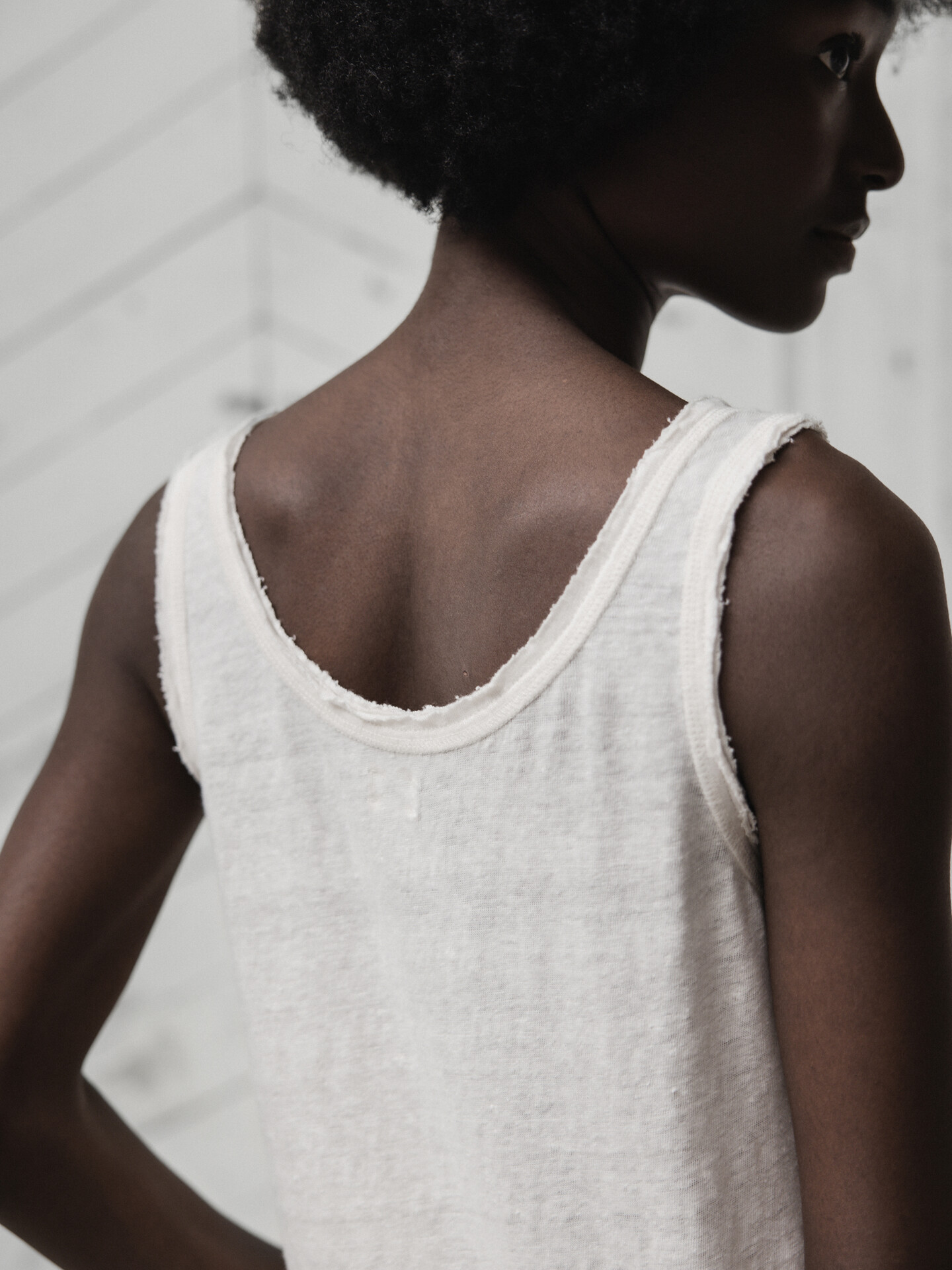 Detailansicht von Top aus Leinen von DANIELS