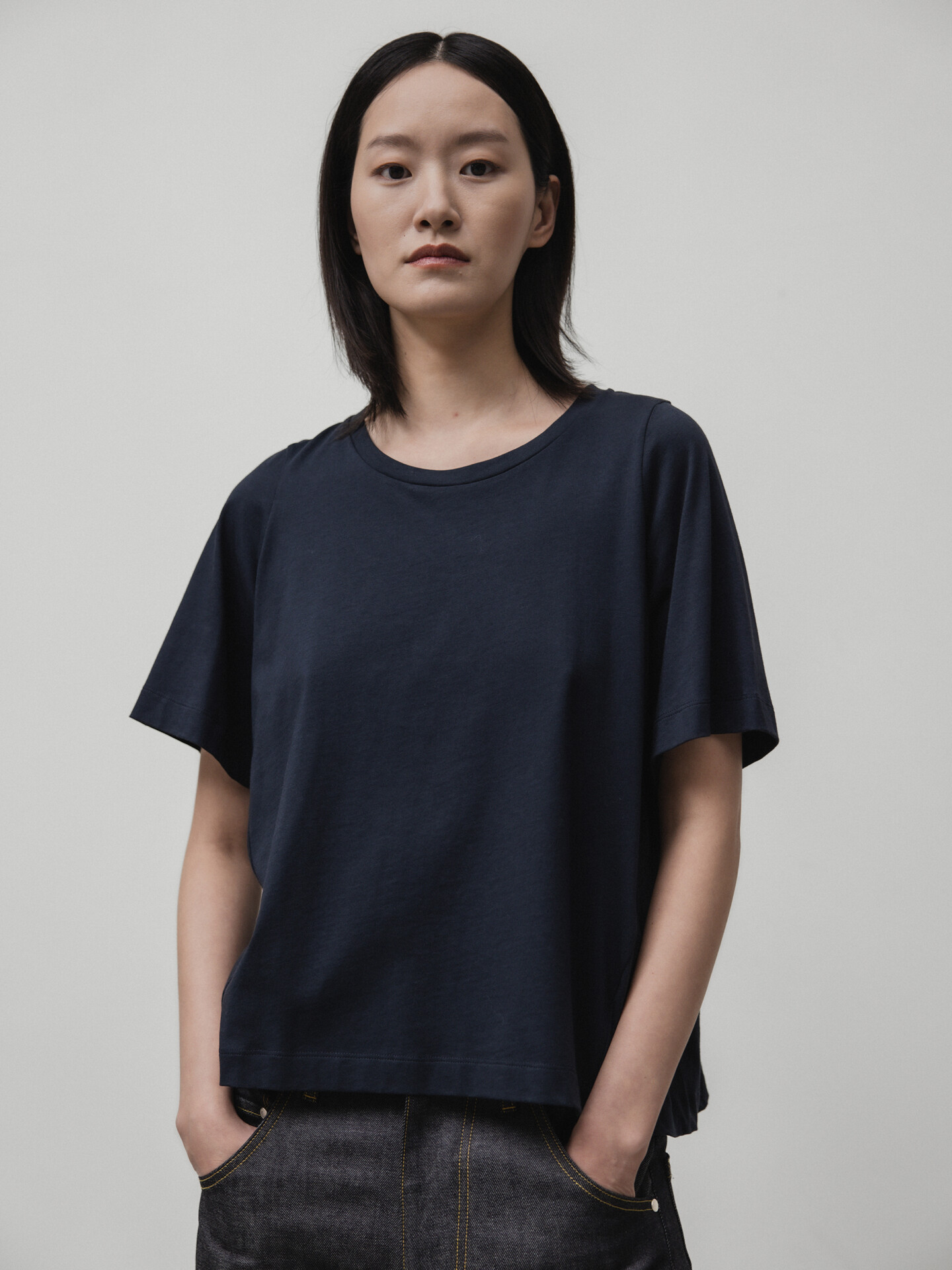 Detailansicht von Oversize T-Shirt aus Baumwolle von LIS LAREIDA