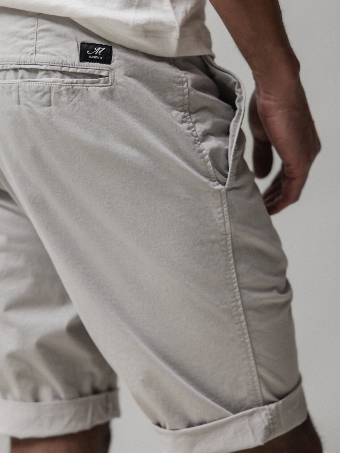 Detailansicht von Bermudas aus Baumwolle von MASON’S