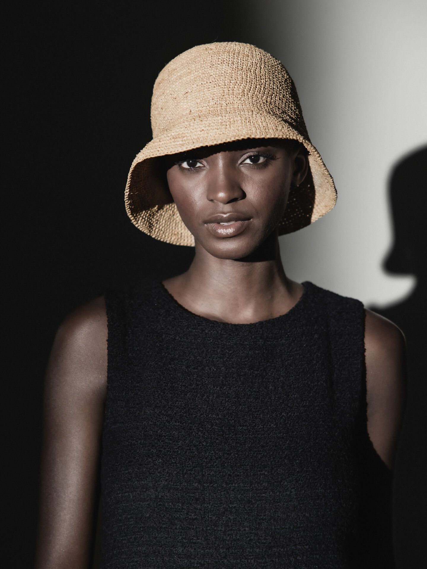 Detailansicht von Bast- Sommerhut von IBELIV