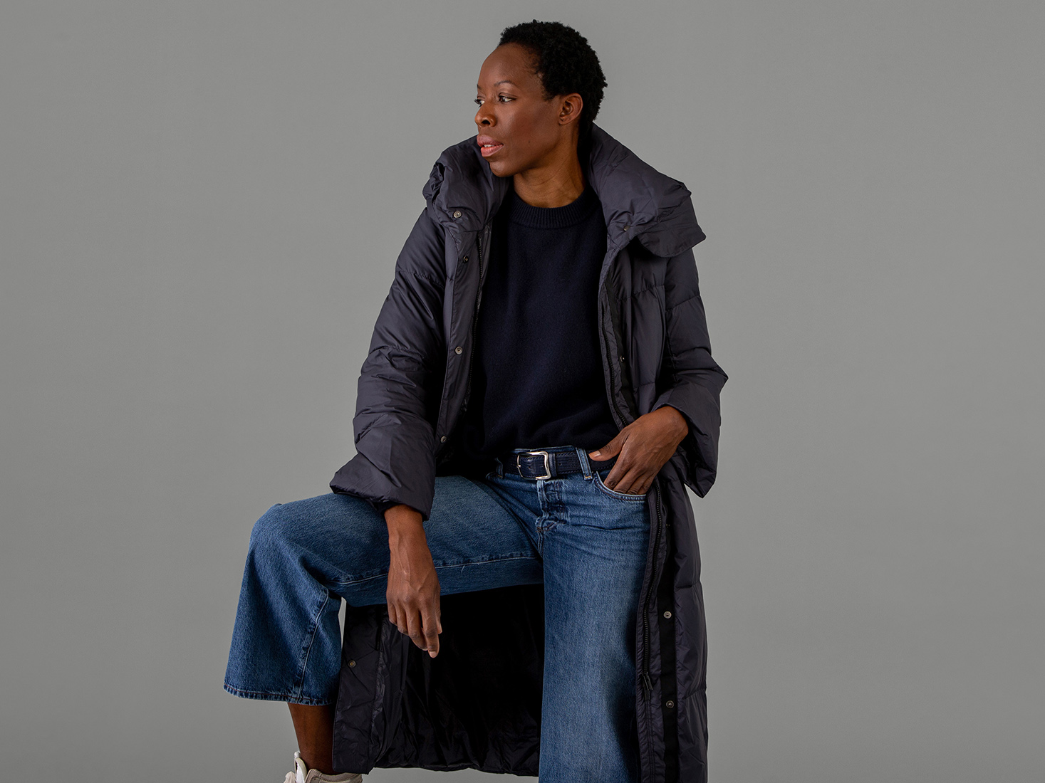 Detailansicht von Daunenmantel von LIS LAREIDA