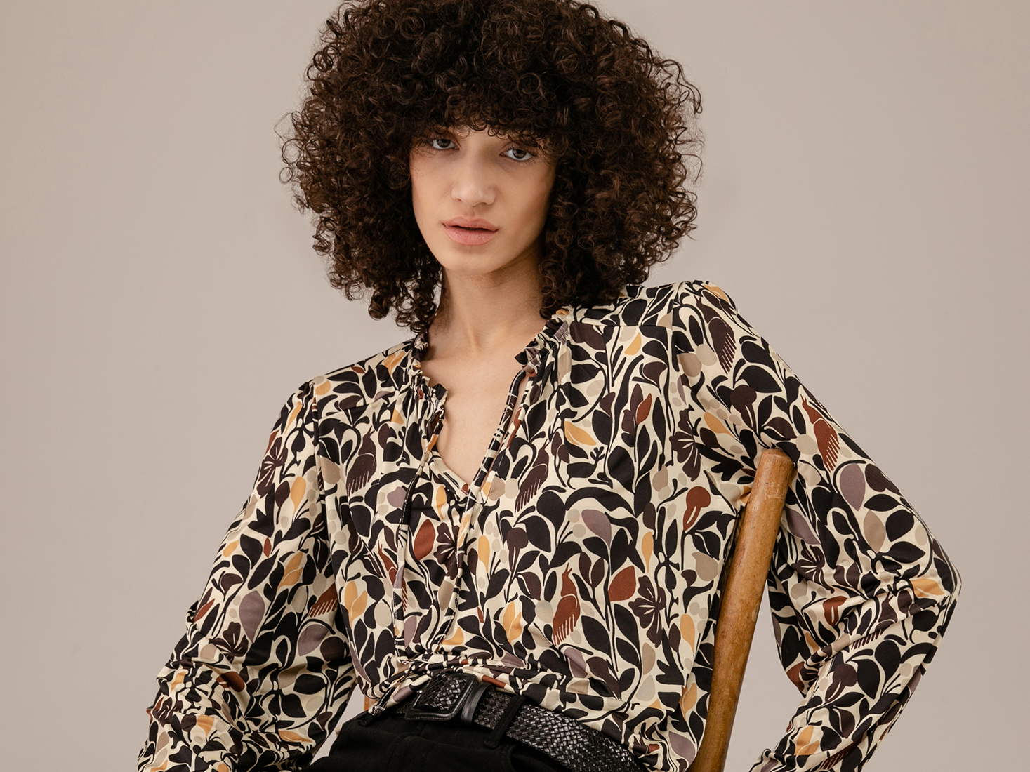 Detailansicht von Gemusterte Bluse von DANIELS