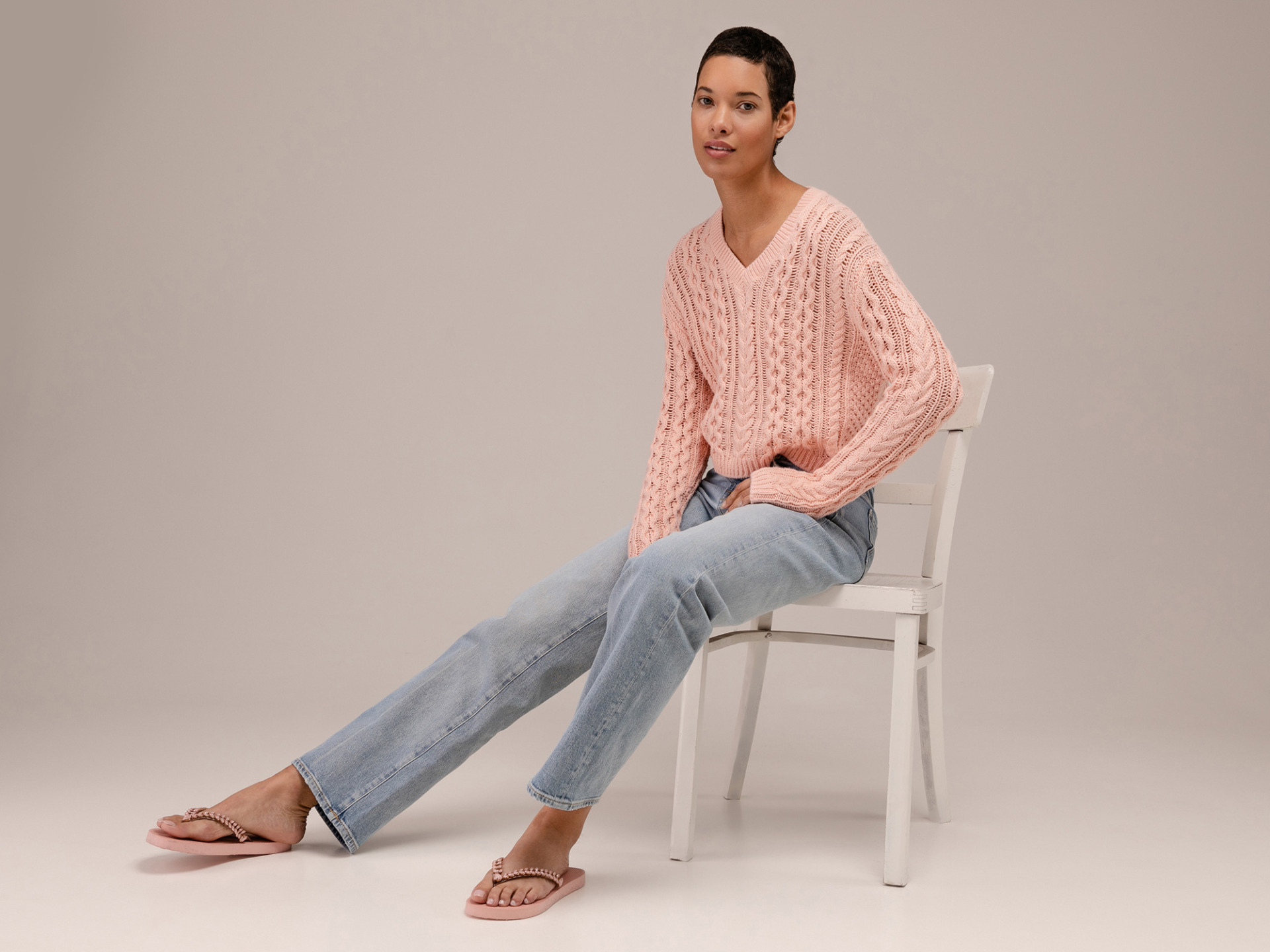 Detailansicht von Pullover aus Baumwolle von 360 CASHMERE