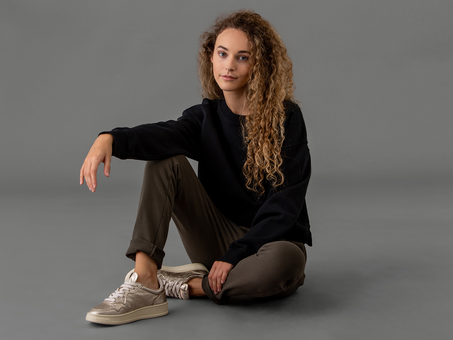 Detailansicht von Sweatshirt aus Baumwolle von DANIELS